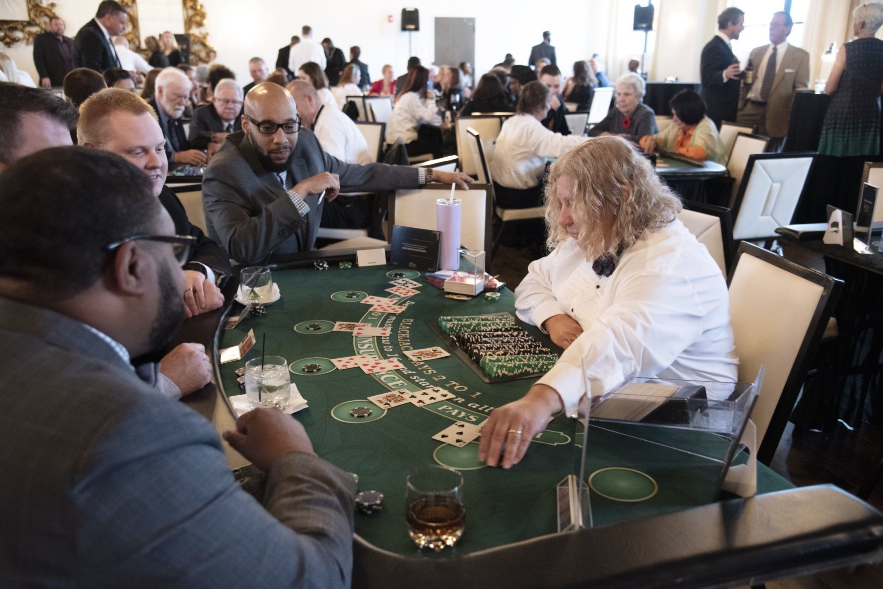 Beyond HousingÕs Casino Night at The Caramel Room at BissingerÕs